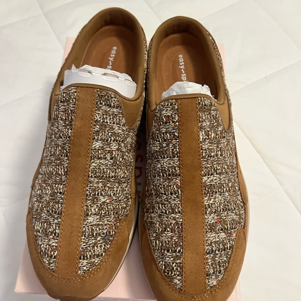 Easy Spirit Women’s TravelTime  Brown Slip-On Shoes